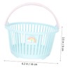 MAGICLULU 2pcs Small Storage Baskets with Handles Compact Shower and