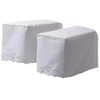 Classic Home Store Traditional Square Arm Caps Floral Antimacassar Furniture