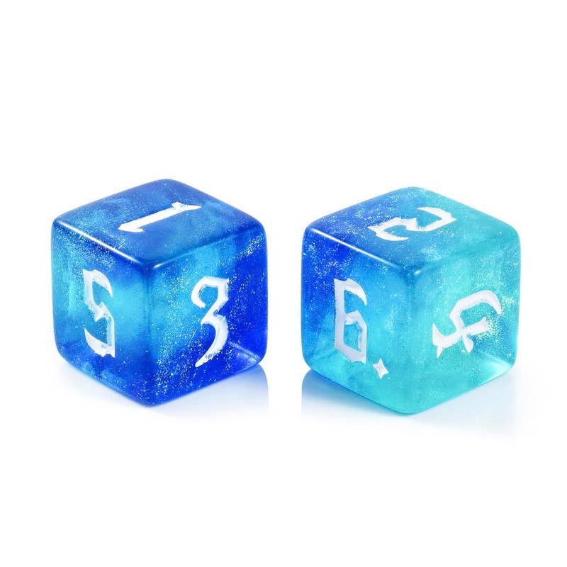 Yourandoll 10pcs Polyhedral Dice D6 Dice 6 Dice 16mm DND