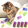 XUHN Spiral Cat Toy, Pack of 100, Spiral Toy, Cat,