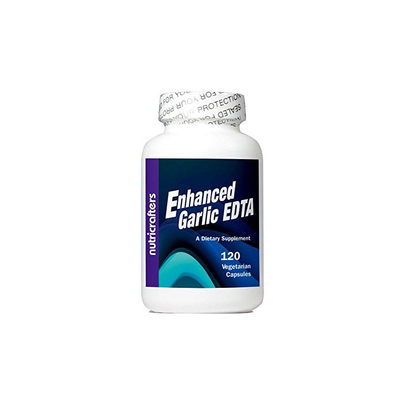 Enhanced Garlic EDTA 120 capsules - 3 Pack - 1000mg