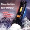 E-SHIDAI Solar/Rechargeable Multi Function 1000 Lumens LED Flashlight, with Emergency