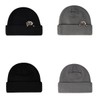 Weuiean GOZZ-95 Dog Embroidered Knit Hat, Ribbed Knit Cap, Men's,
