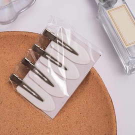 Set of 4 Clips Pins Hair Clips Non-marking Beauty Accessories Washing Makeup Hair Color Bangs Hairstyle Dressing Beauty Salon Business Home Hair Cutting Bulk Sale Unisex