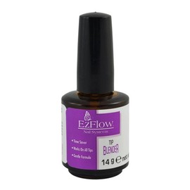 EzFlow Nail Tip Blender - Smoothes Seams & Edges for Artificial Nails, Blending Liquid for Flawless Nail Enhancements