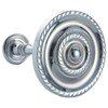 Pandoras Upholstery Large Chrome Regency Curtain Fabric Holdback/Tieback Hook Sold In Pairs