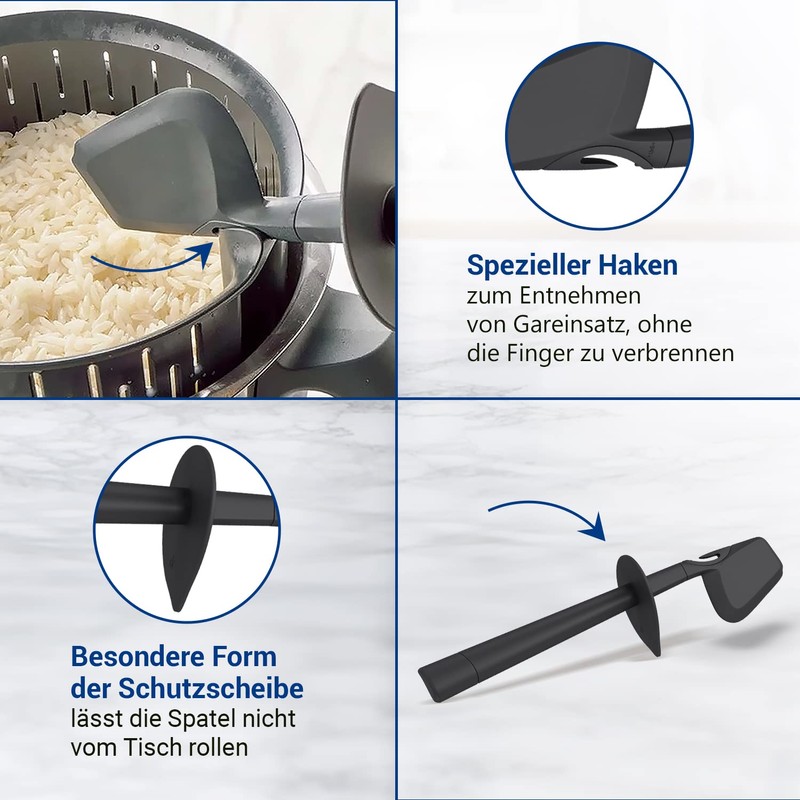 VIOKS Spatula Food Processor Replacement for Thermomix Spatula for Vorwerk
