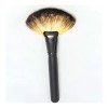 Brocha Rostro Abanico Jumbo Nefertary Cerda Natural Negro Madera