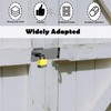 1 Set - Shed Locking Clasp with Weather Proof Padlock