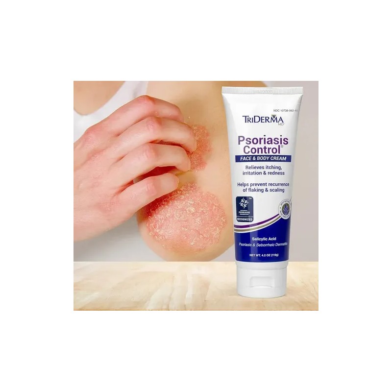 Crema Triderma Psoriasis Rostro Cuerpo Tubo 119g Nofactu