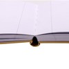 A5 Index Notebook Hardback Leatherette Cover 8mm Ruled Margin A-Z