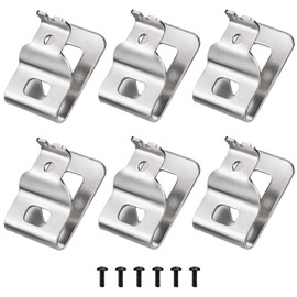 Belt Clips for Dewalt, 6pcs 304 Stainless Steel Drill Tool Clips with Screws for Dewalt N268241 N086039 Fit for 20V Power Tools for DCD980 DCD985 DCD980L2 DCD985L2