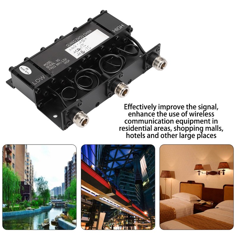 10W UHF 6 Cavity Duplexer TX: 454.175 MHZ RX: 464.175MHZ