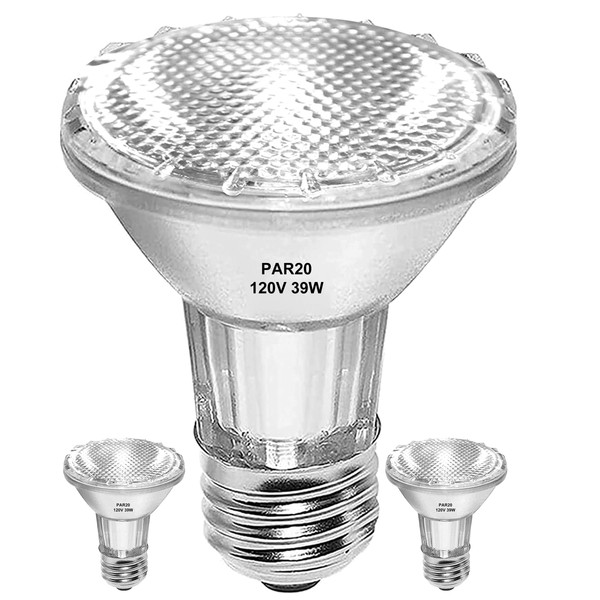 Jaenmsa PAR20 39W 120V Floodlight Bulbs, 2 Pack PAR20 39