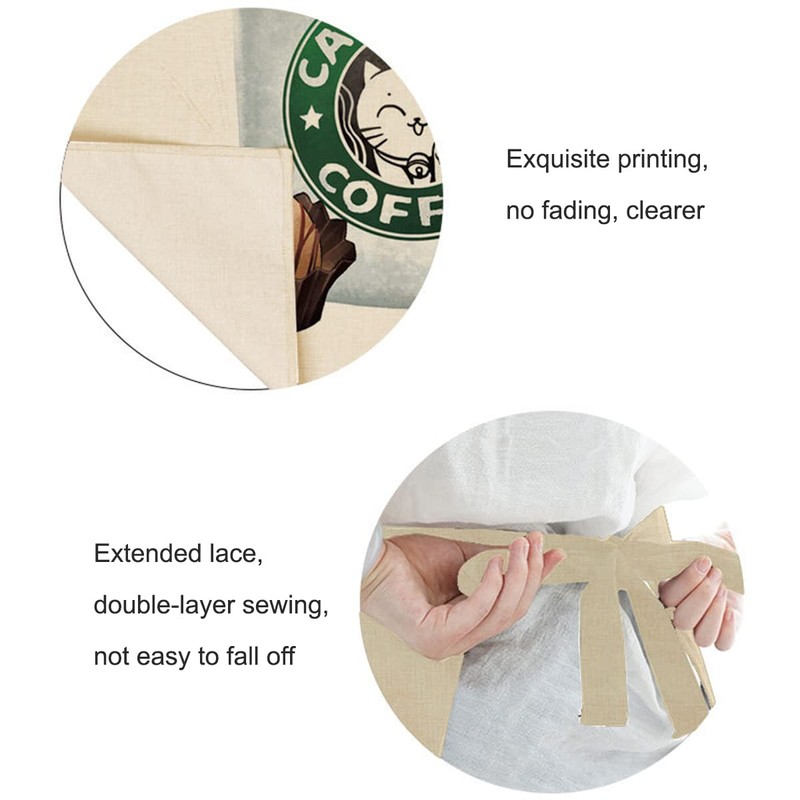 Kitchen Apron, Unisex Adjustable Waterproof Apron for Cooking, Kitchen, Baking,