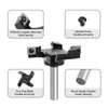 Spoilboard Router Bit 4 Flute 1/2 Shank High Carbon Steel