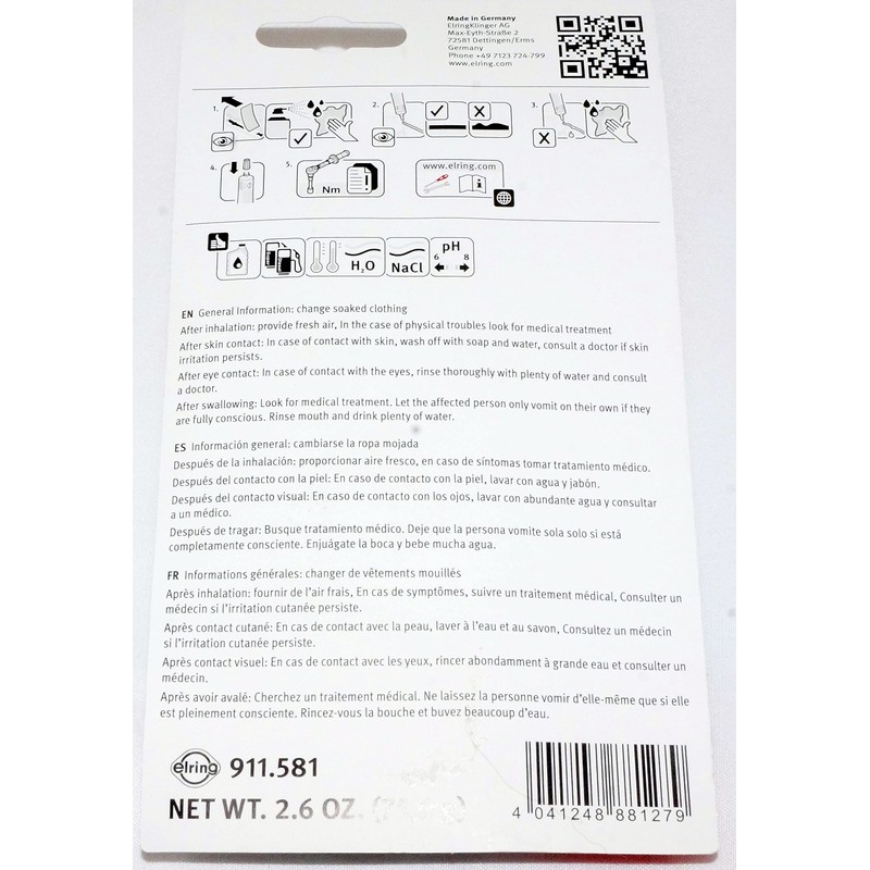 Elring Curil T Liquid Gasket non-hardening, temperature-resistant sealing compound 60ml