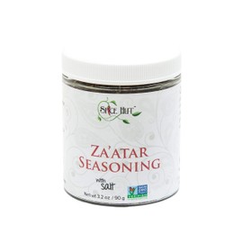 Zaatar ( Zatar/Zahtar/Za'atar) Seasoning, Middle Eastern Spice Blend, with Salt The Spice Hut, 3.2 ounce