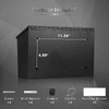 Dalmbox Wall-Mount Mailbox Large Mailbox for Post Rust-Proof Galvanized Steel