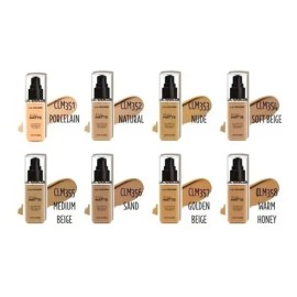 Base Maquillaje L.a. Colors Truly Matte Kit De 14 Unidades