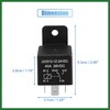 Motoforti 2Pcs Car Relay 5 Pin 24V 40Amp SPST Model