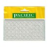 Clear Self-Adhesive Bumper Pads for Sound & Shock Absorbing for Cabinet Doors (1 Sheet 50 pcs) (9mm)