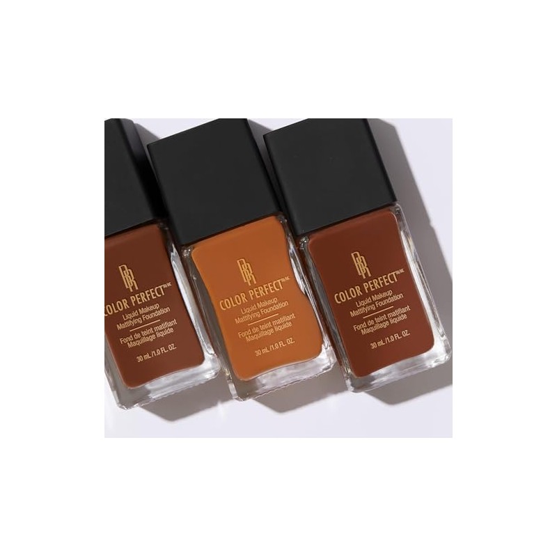 Black Radiance Color Perfect Liquid - Maquillaje de cobertura completa,