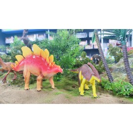 Zappi Co Children's Stegosaurus Dinosaur Figure Toy (20 cm Length) Realistic Detailed Dino Collection Action Figures
