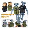 SHENKEL Miniature Tactical Vest Bottle Koozie Camo (OD Olive Drab)