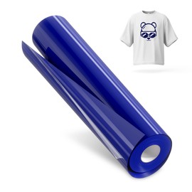 Hisiu Royal Blue HTV Heat Transfer Vinyl Roll, 12"x20ft Royal Blue Iron on Vinyl Compatible with Cricut and All Cutting Machine, Royal Blue Heat Press Vinyl Heat Transfer for Shirts