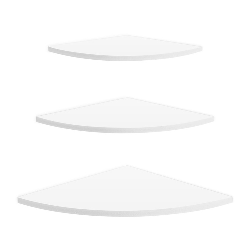 Okuyonic Floating Corner Shelf, Fill the Corner, Empty Shelf, Decorative
