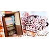 Max Daniel Plush Dots Security Blanket (Choco-Pink Dots)