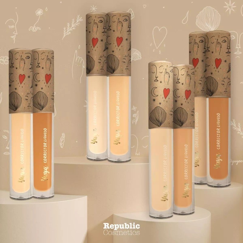 Republic Cosmetics Yuya Correctores Líquidos - 8 Tonos Diferentes Tono
