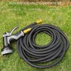 Garden Hose 75 ft, Non-Expandable Flexible Water Hose with 10