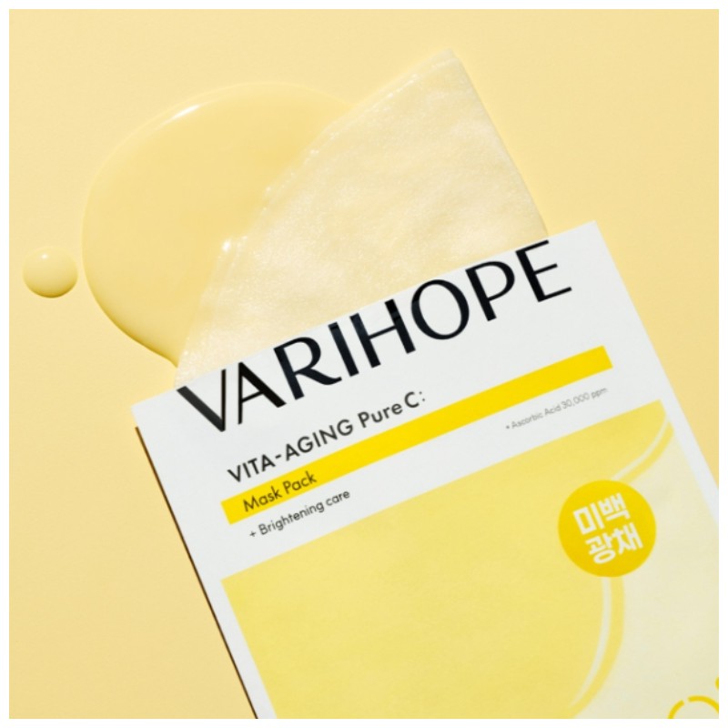 VARI:HOPE 8 Days Vita-Aging Pure C Mask Pack 25ml*5sheets