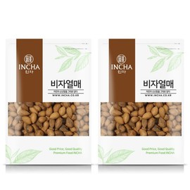Incha 국내산 비자 비자나무열매 비자열매 차 600g (300gx2팩) Domestic Torreya Nuts Torreya Nut Tea 600g (300gx2 packs)