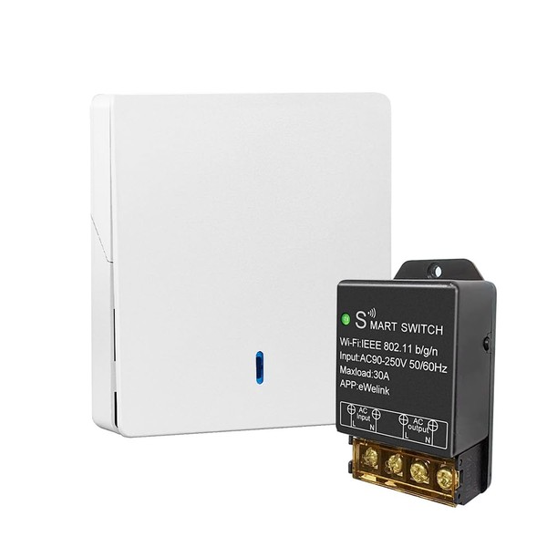 30A Hight Power WiFi Smart Switch Relay, use Ewelink APP