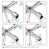 DURATECH 4 Way Sillcock Key Set, Utility Key, Multi-functional Water
