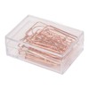100PCS Paper Clips Portable Mini Cute Shape Electroplated Rose Gold