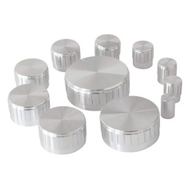 Knob 11-piece set silver range