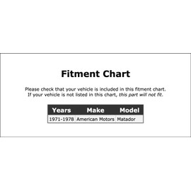 PartCatalog Starter Motor Repair Kit Compatible With American Motors Matador 1978 1977 1976 1975 1974 1973 1972 1971 P-2637962