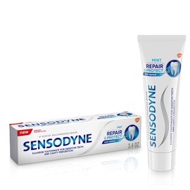 Sensodyne Repair & Protect Whitening Toothpaste with Fluoride 3.4 oz (Pack of 9)