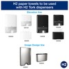 Tork Multifold Hand Towel Natural H2, Universal, 100% Recycled Fibers,