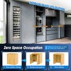 JAXYOOM 12 Inch Pocket Door Slides for Cabinets 2Set -Heavy