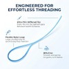 Enhebradores de hilo dental para frenos, puentes e implantes, 150