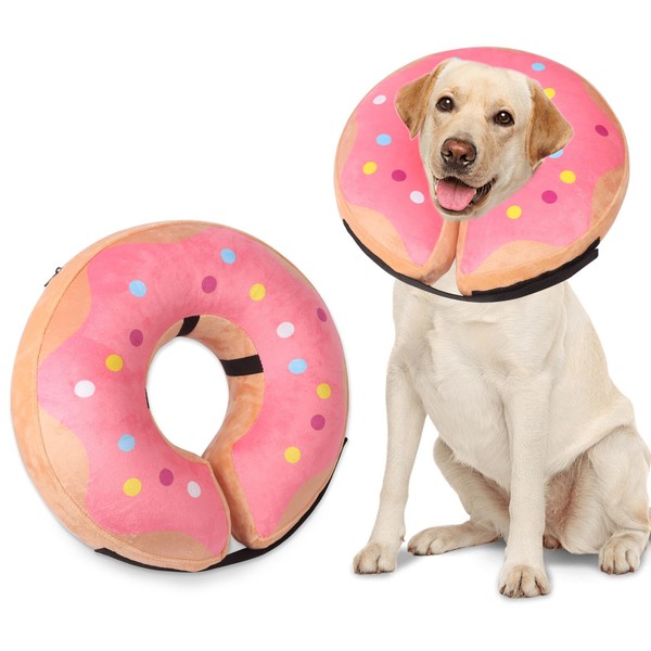 Niuoppy Inflatable Dog Collar for After Surgery, Protective Dog Inflatable