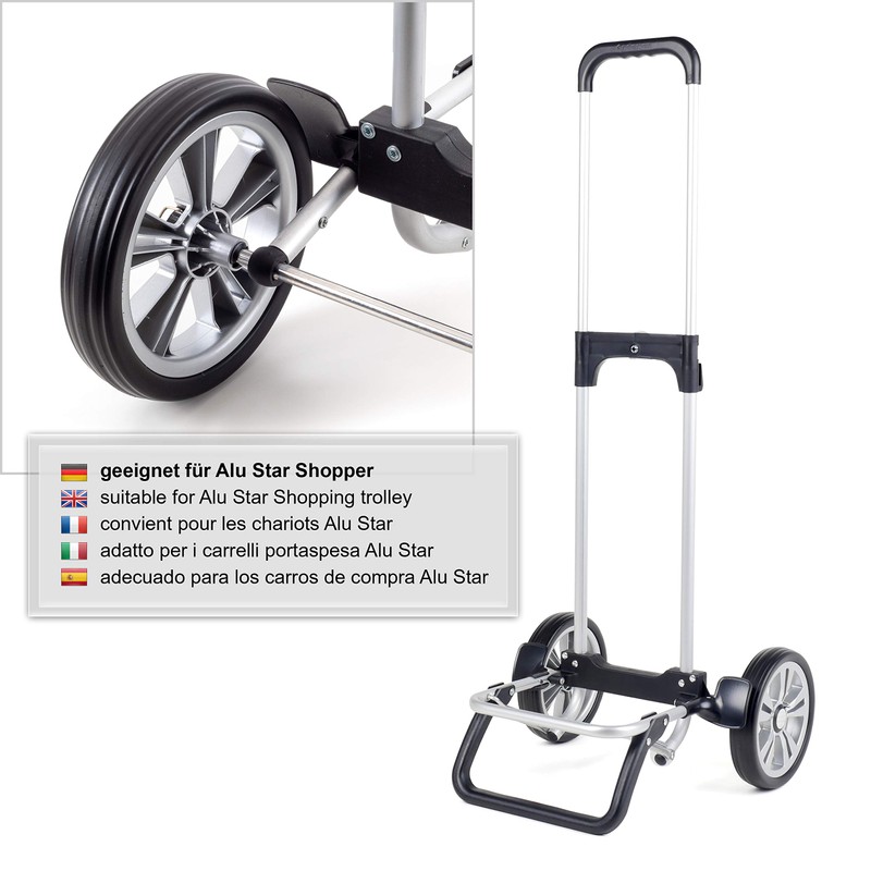 Andersen Replacement Wheels for Shopping Trolley, Suitable for Royal, Scala,