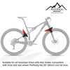 NICEDACK Bike Fender, Adjustable MTB Mud Guard, Front and Rear