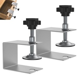 2 Pcs Drawer Front Installation Clamps,Drawer Fixing Clips,Adjustable Stable Furniture Woodworking Jig cabinet installation tools Front Drawer Woodworking Clamps Drawer Jig for Tables Desk Mount