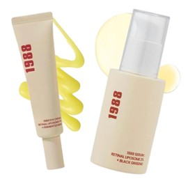1988 Anti-Aging Eye Cream + 1988 Retinal Serum Set,Retinol Eye Cream for Dark Circles and Puffy Eyes,Retinol Serum for Face & Firming Serums,Boost Elasticity,Glowing Skin 2pcs.